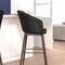 Flash Furniture 30" Black LeatherSoft Barstool with Wooden Legs AY-1928-30-BK-GG - alternate 10